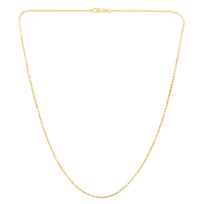 14k Yellow Gold French Cable Chain (1.3 mm)