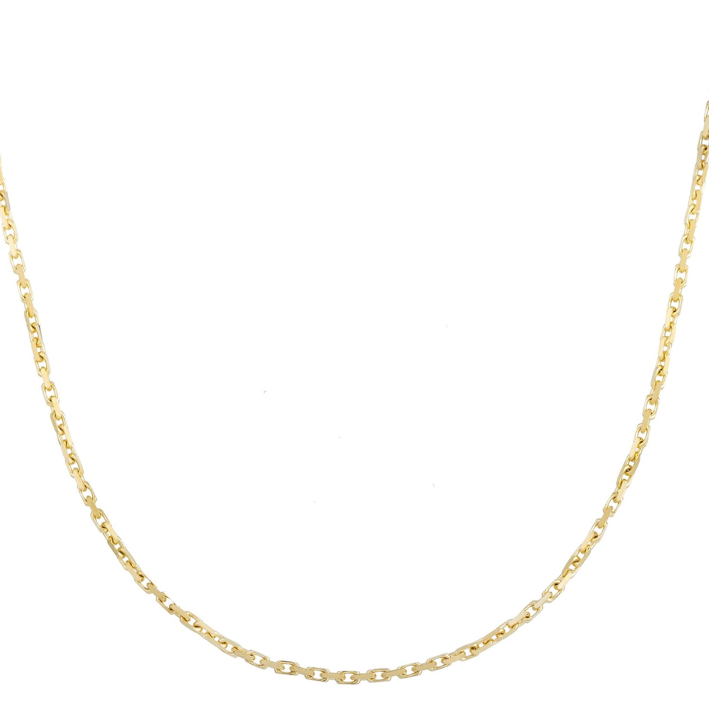 14k Yellow Gold French Cable Chain (1.90 mm)