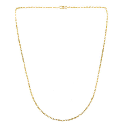 14k Yellow Gold French Cable Chain (1.90 mm)