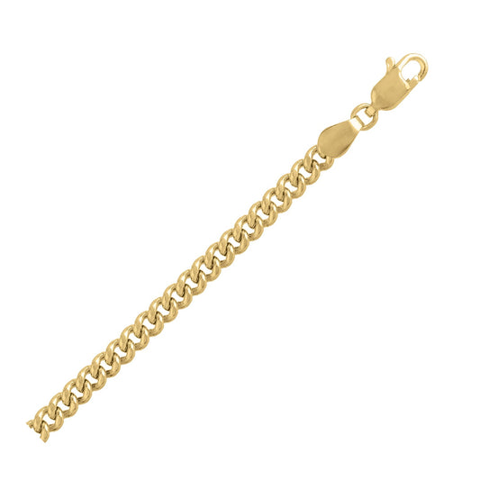 14k Yellow Gold Light Gourmette Chain (3.60 mm)